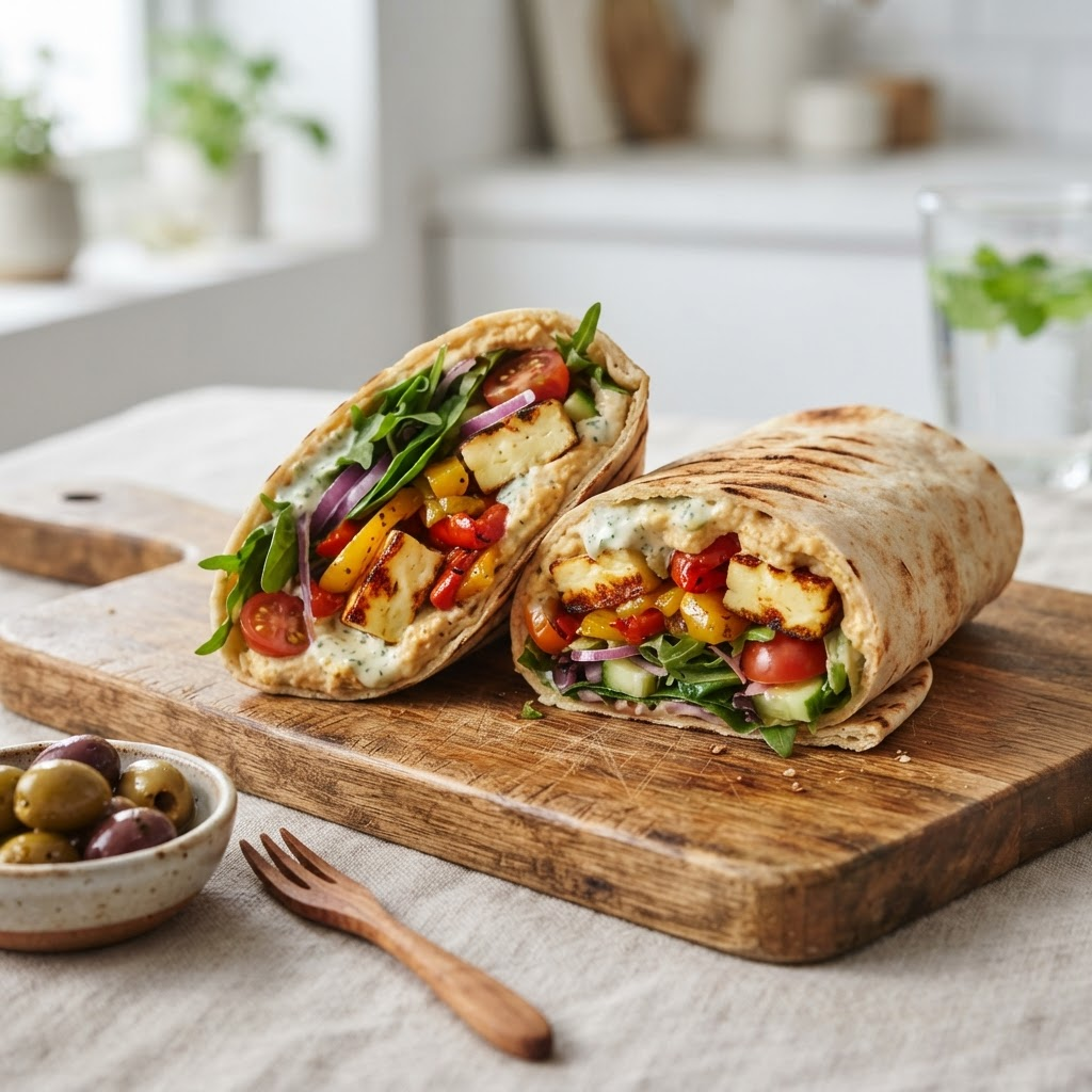 Halloumi Wrap